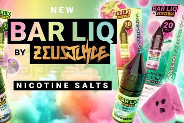 Bar Liq - prémiové e-liquidy a náplně pro elektronické cigarety Zeus Juice
