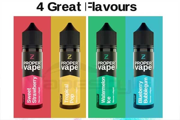 Proper Vape - prémiové e-liquidy a náplně pro elektronické cigarety Zeus Juice