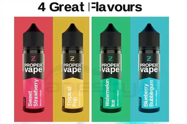 Proper Vape - prémiové e-liquidy a náplně pro elektronické cigarety Zeus Juice
